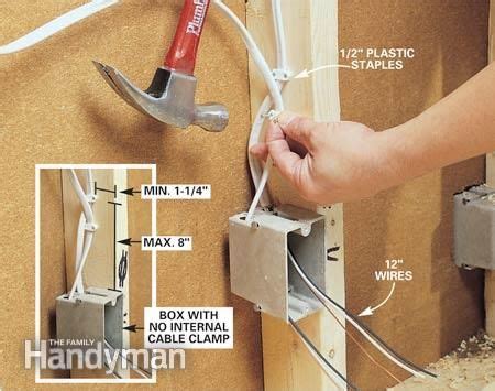 electrical box rough in height|how to rough in a box.